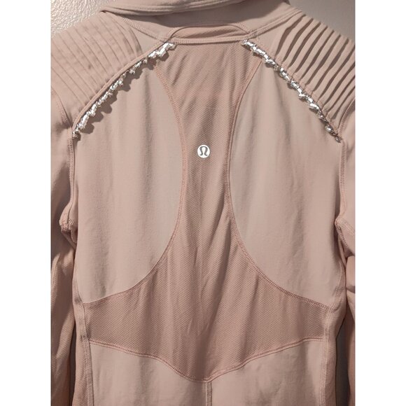 Lululemon Star Runner Pullover Jacket Womens 6 Pretty Pink Pastel Rulu Sweater - Picture 6 of 7